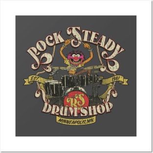 Rock Steady Drum Shop 1981 Posters and Art